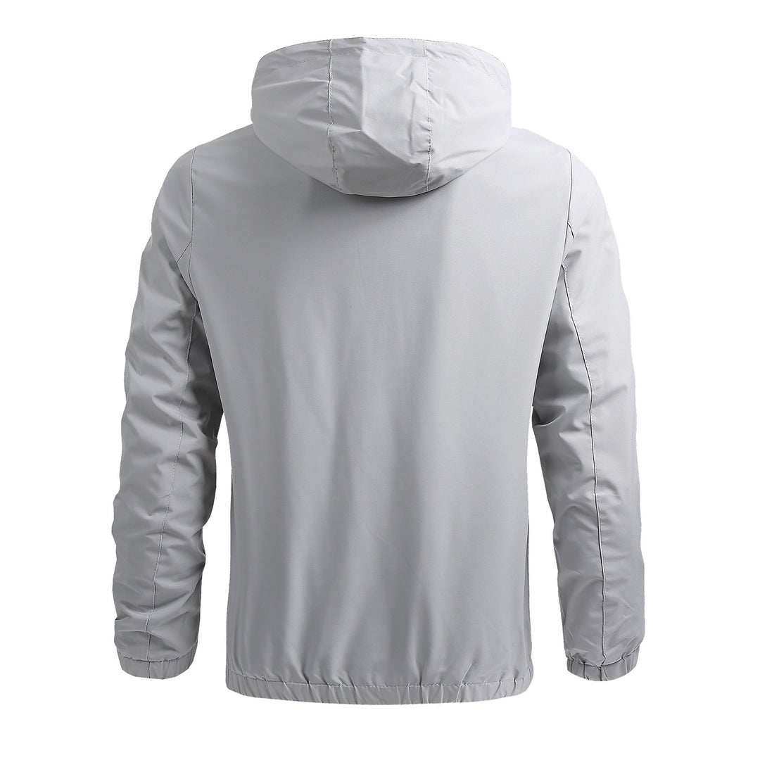 Herren Atmungsaktive Outdoorjacke mit verstellbarem Kragen Nord Taschen