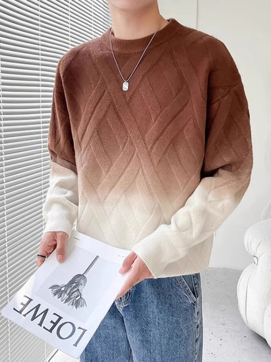 Herren Gemusterter Pullover Nord Taschen