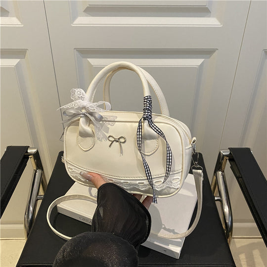 Damen Handtasche mit verspieltem Schleifendesign Nord Taschen