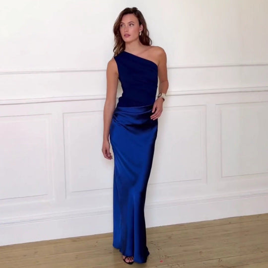 Elegantes One-Shoulder Maxikleid - Vittorelli