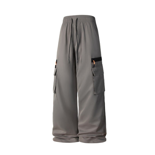 Herren Weite Cargo-Hose im Oversize-Schnitt mit elastischem Tunnelzugbund und Multifachtaschen Nord Taschen