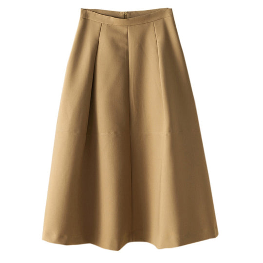Damen Eleganter Midirock mit Falten Nord Taschen