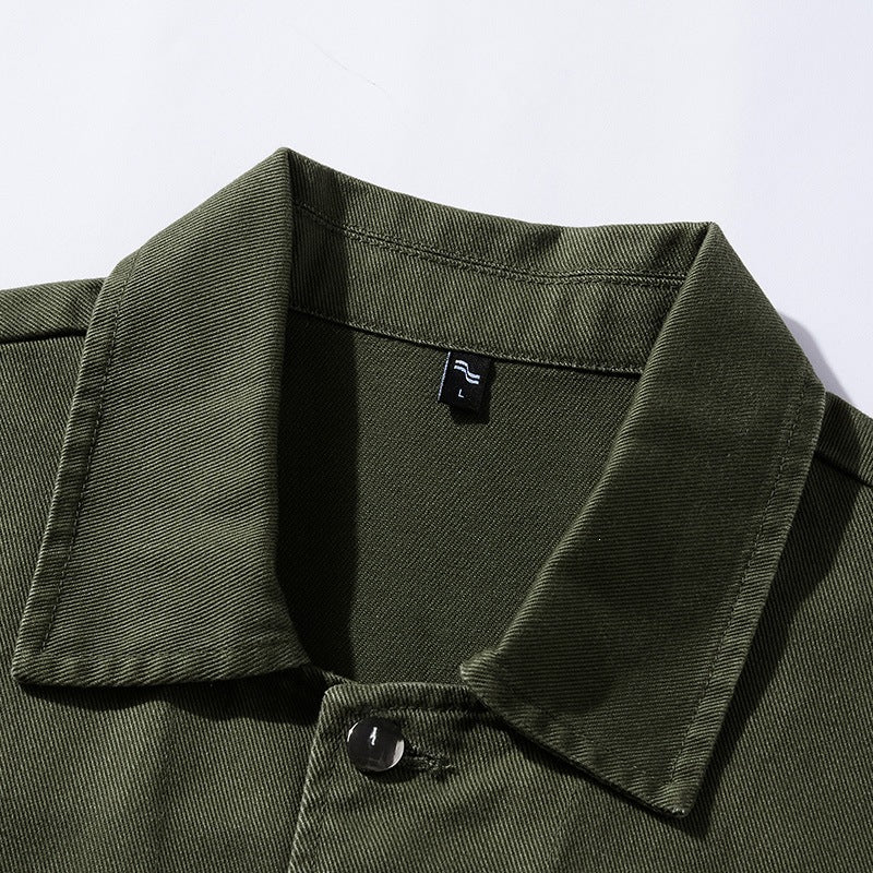 Unisex Oversize-Arbeitsjacke im Overshirt‑Stil aus Canvas mit aufgesetzten Taschen Nord Taschen