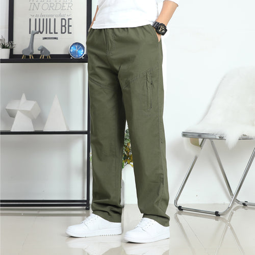 Herren Relaxed-Fit Canvas-Cargohose mit vorgeformten Knieeinsätzen und seitlicher Reißbeintasche Nord Taschen