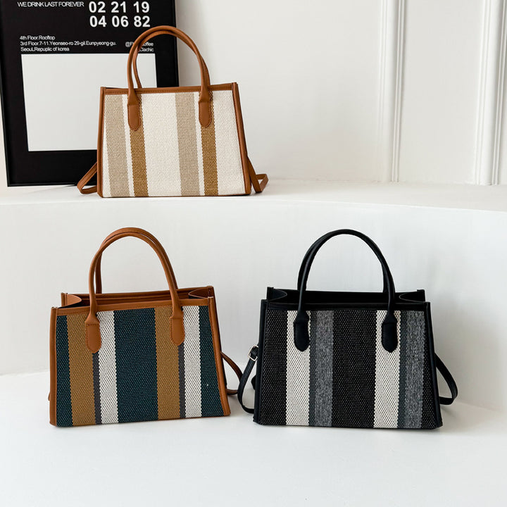 Damen Tragetasche im strukturierten Gewebedesign Nord Taschen