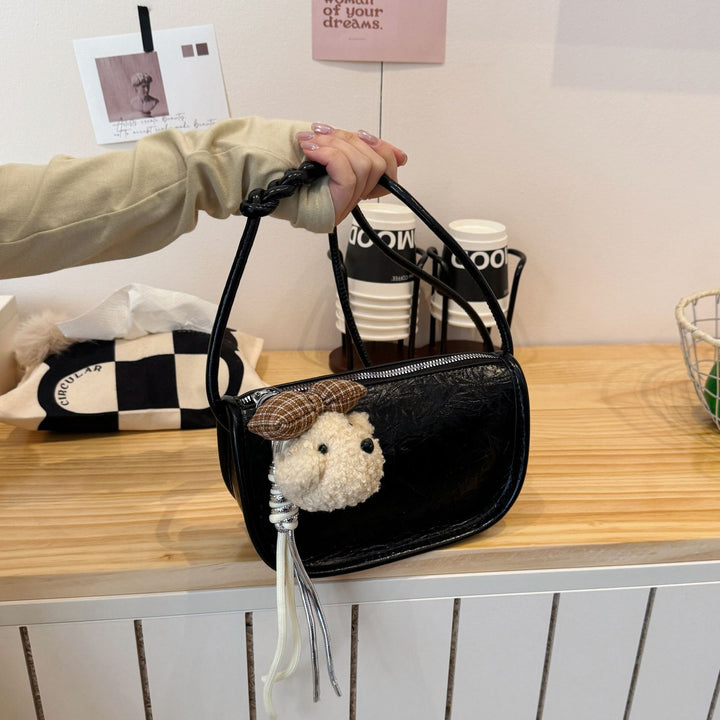 Damen kleine Umhängetasche mit einzigartigem Tieranhänger Nord Taschen