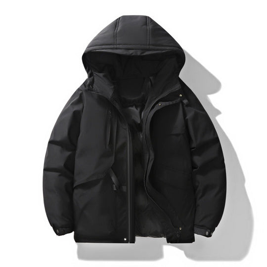 Herren Isolierte Parka-Jacke mit Kapuze Nord Taschen