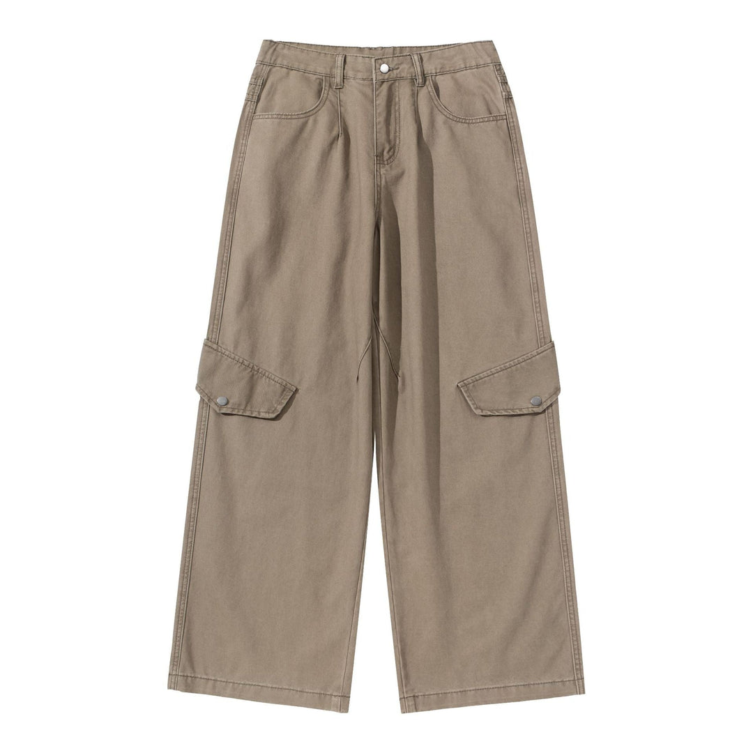 Damen Cargo‑Culotte mit hoher Taille, weitem Bein und Klappentaschen Nord Taschen