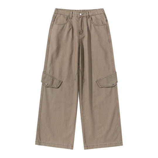 Damen Cargo‑Culotte mit hoher Taille, weitem Bein und Klappentaschen Nord Taschen