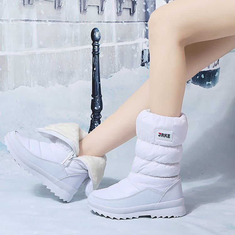 Damen Thermo-Winterstiefel mit wattiertem Schaft, seitlichem Reißverschluss und rutschfester Profilsohle Nord Taschen