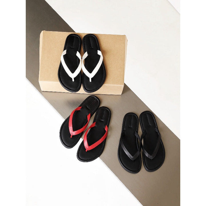 Damen Zehentrenner-Sandalen mit bequemem Fußbett und elegantem Riemendesign
