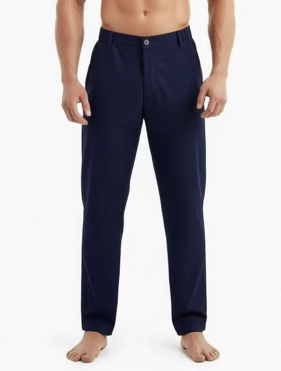 Herren Relaxed-Fit Loungehose in Chino‑Optik mit Komfortbund Nord Taschen