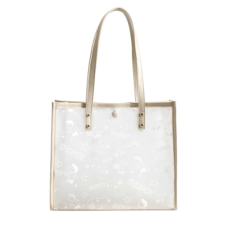 Damen Shopper-Tasche mit praktischem Innenfach und trendigem, klaren Design Nord Taschen