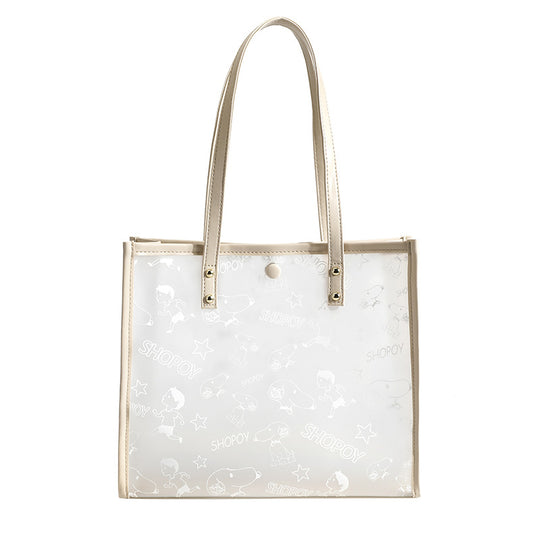 Damen Shopper-Tasche mit praktischem Innenfach und trendigem, klaren Design Nord Taschen