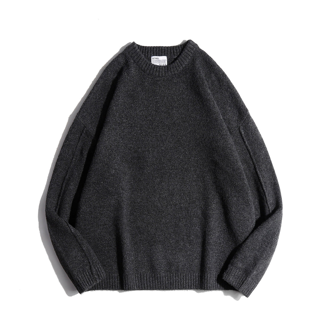 Damen Klassischer Rundhals-Pullover Nord Taschen