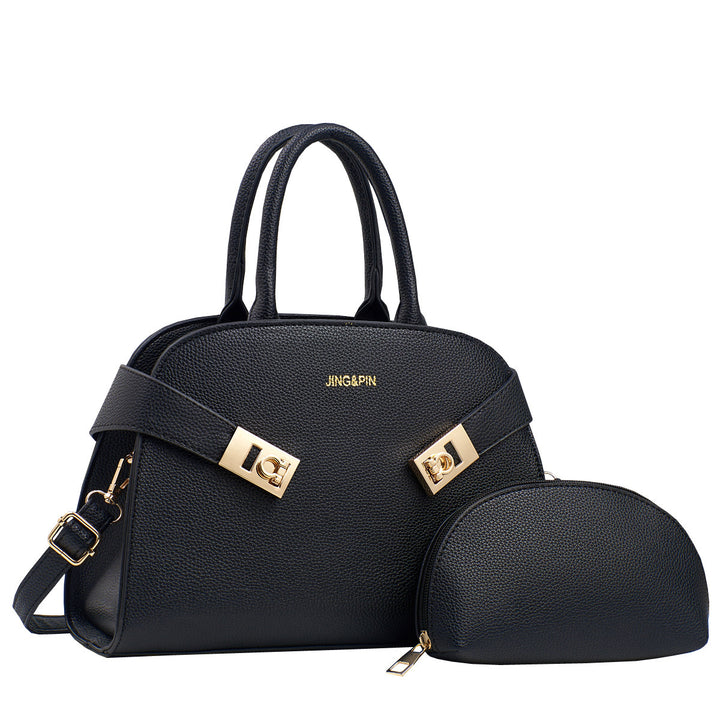 Damen elegante Handtasche mit zusätzlicher Kosmetiktasche Nord Taschen