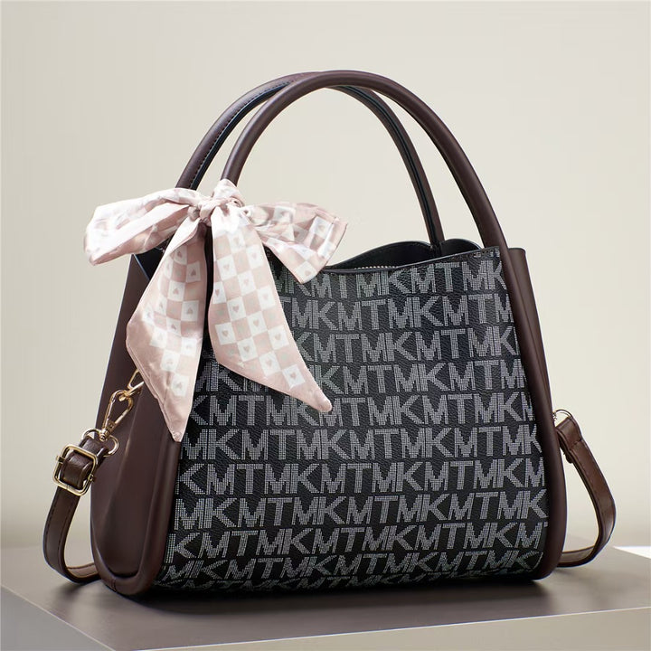 Damen elegante Handtasche mit verspieltem Schleifenakzent Nord Taschen