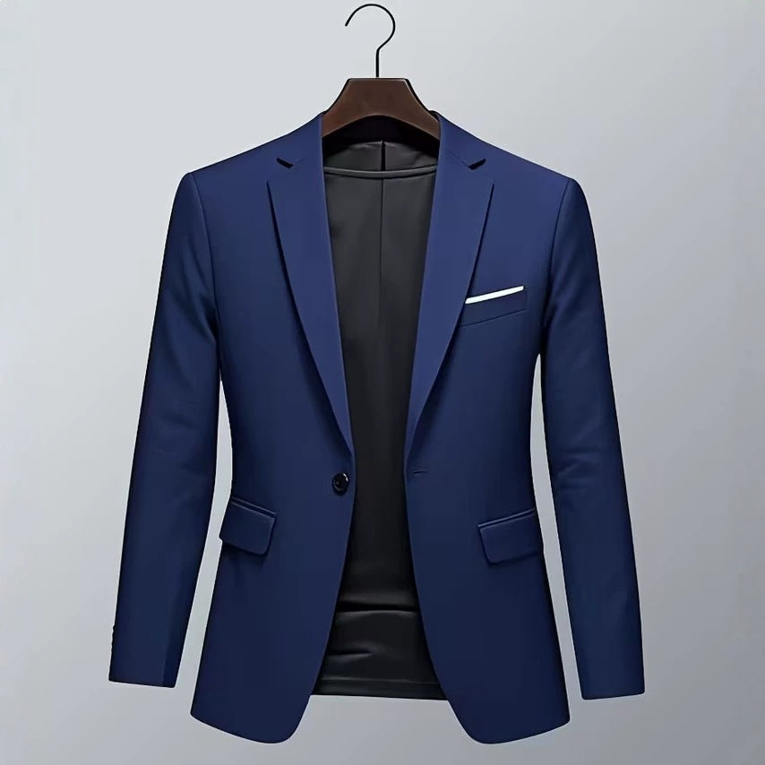 Herren taillierter Business-Sakko mit Stretchkomfort und modernem Revers Nord Taschen