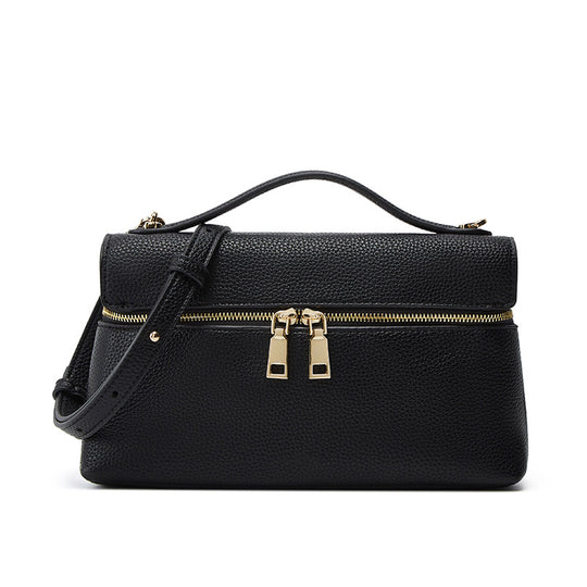 Damen Handtasche mit luxuriösem, strukturiertem Design und goldenen Akzenten Nord Taschen