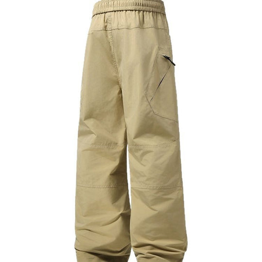 Herren Weite technische Cargohose mit elastischem Bund und schräger Reißverschlusstasche Nord Taschen