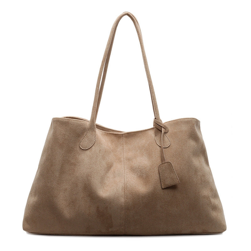 Damen elegante Shopper-Tasche aus weichem Wildleder Nord Taschen