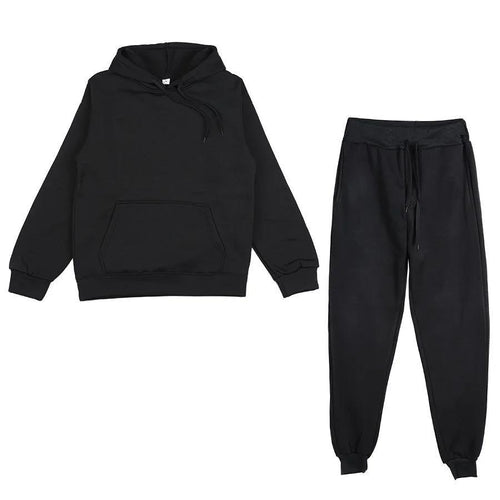 Unisex nan weiches Lounge-Set mit Oversize-Hoodie, taillenhoher Jogginghose und geripptem Knöchelabschluss Nord Taschen