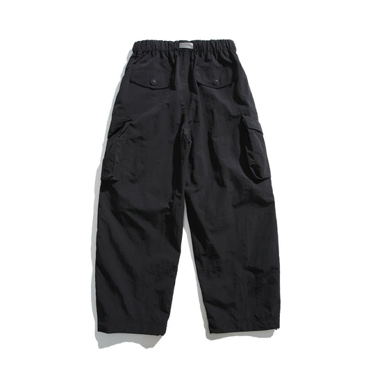 Herren Cargo-Hose im Utility‑Stil mit elastischem Bund und integriertem Gurt Nord Taschen