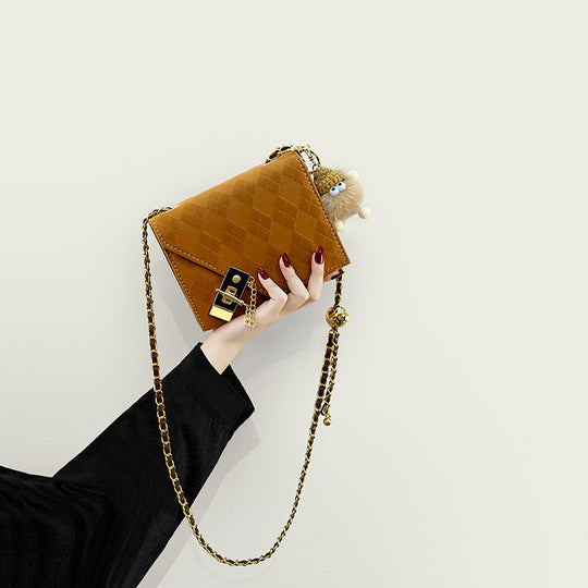 Damen Clutch-Tasche mit edlem Kettenriemen und raffiniertem Faltendesign Nord Taschen