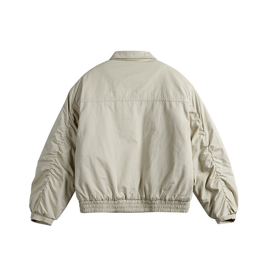 Herren Kurzboxy-Blouson mit Hemdkragen, Utility-Brusttaschen und elastischem Saum Nord Taschen
