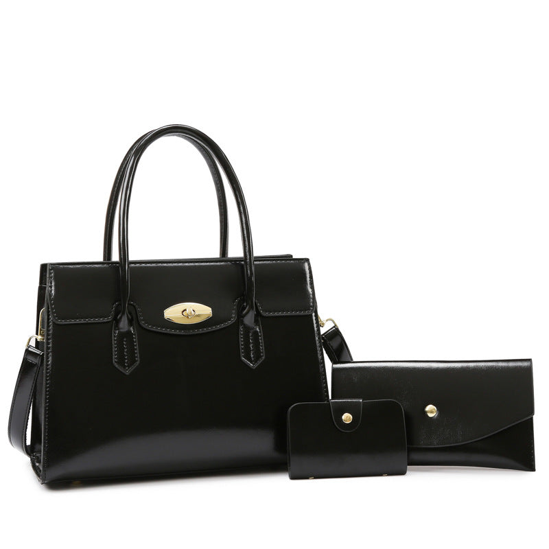 Damen elegantes Handtaschen-Set mit abnehmbarem Umhängeriemen Nord Taschen