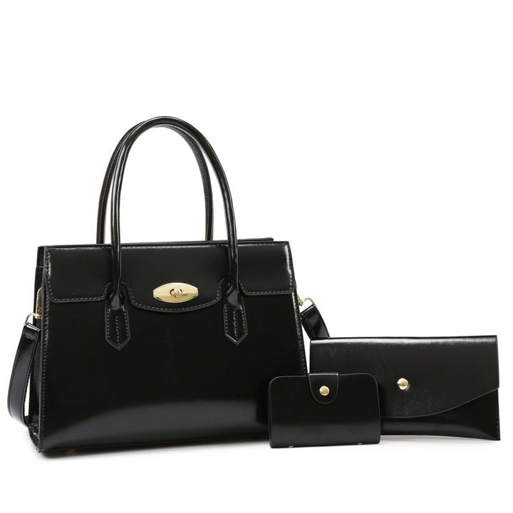 Damen elegantes Handtaschen-Set mit abnehmbarem Umhängeriemen Nord Taschen