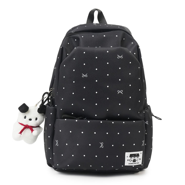 Damen Rucksack mit verspielt Polka Punkte Design und praktischen Fächern Nord Taschen