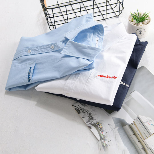 Herren Relaxed-Fit Baumwoll-Overshirt mit Stickerei auf Brusttasche Nord Taschen