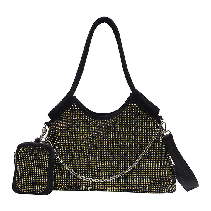 Damen modische Handtasche mit funkelnden Strassdetails Nord Taschen