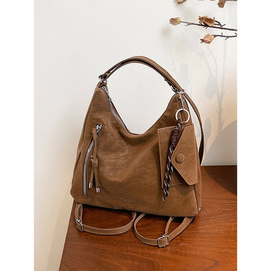 Damen Hobo-Tasche aus hochwertigem Kunstleder mit elegantem Kettenverschluss Nord Taschen