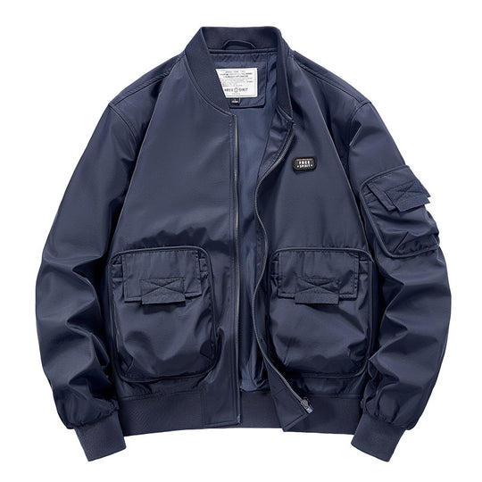 Men's  rugged multi-pocket nylon bomber jacket Nord Taschen