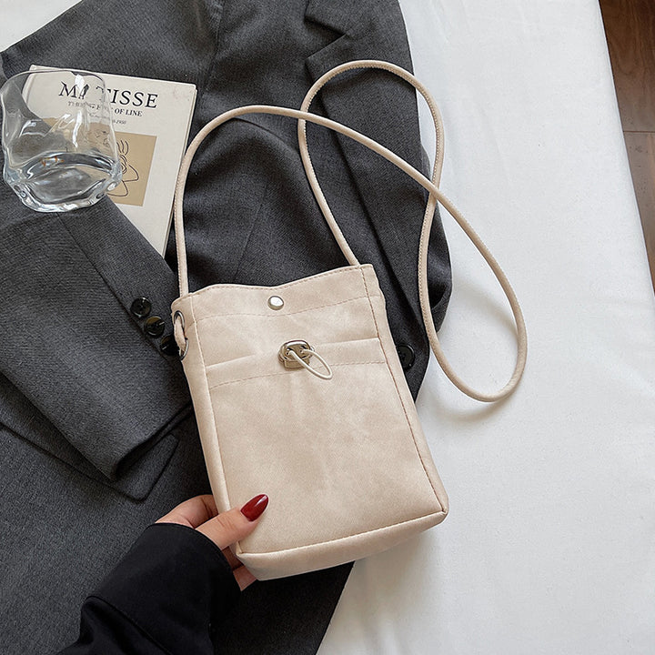 Damen Umhängetasche aus weichem Stoff mit praktischen Fächern Nord Taschen