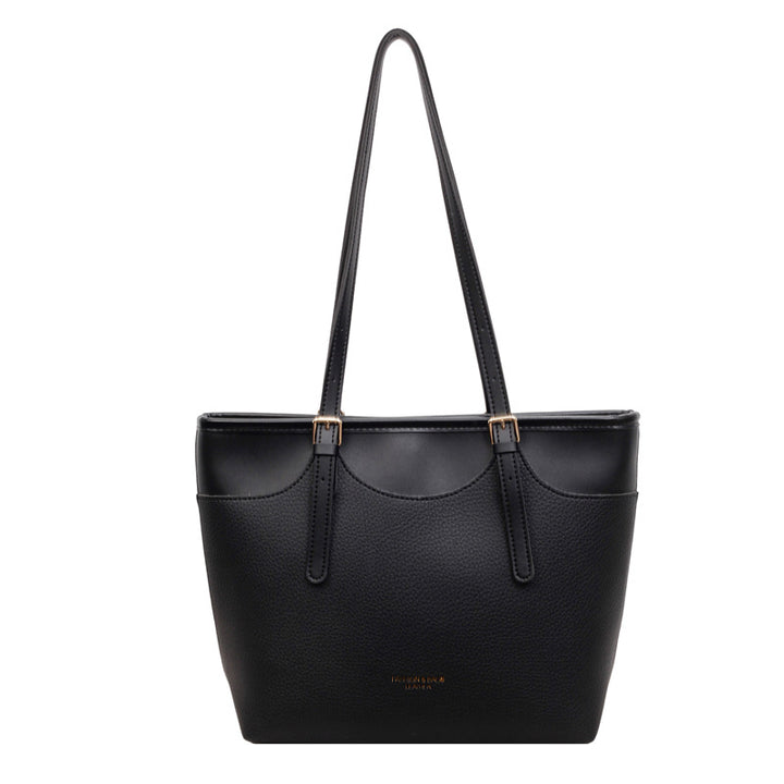 Damen elegante Tragetasche mit strukturiertem Kunstleder Nord Taschen