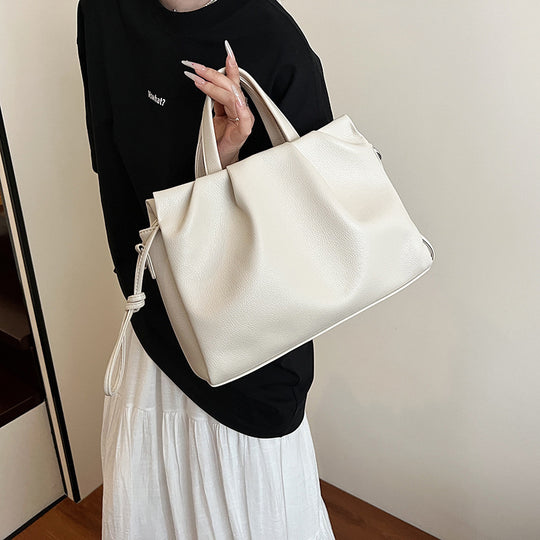 Damen Designer Handtasche mit strukturiertem Leder und abnehmbarem Schulterriemen Nord Taschen