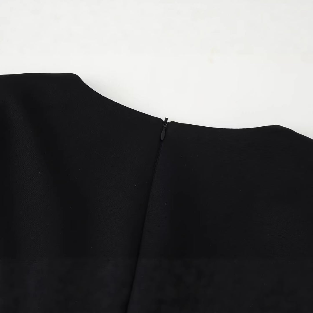 Damen Elegante Bluse mit Spitzen‑Corset‑Applikation und V‑Ausschnitt Nord Taschen