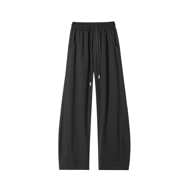 Herren Weite Relaxed Loungebundhose mit Tunnelzug und Eingrifftaschen Nord Taschen
