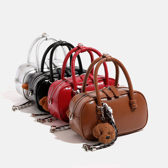 Damen elegante Handtasche mit abnehmbarem Anhänger Nord Taschen