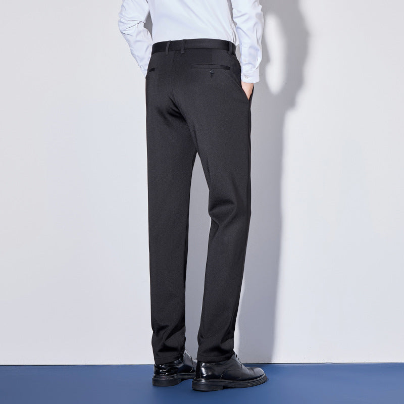 Herren Elegante Business-Hose mit geradem Schnitt und elastischem Bund Nord Taschen
