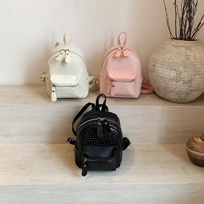 Damen Rucksack mit kunstvoll gewebtem Obermaterial und zusätzlichen Reißverschlusstaschen Nord Taschen