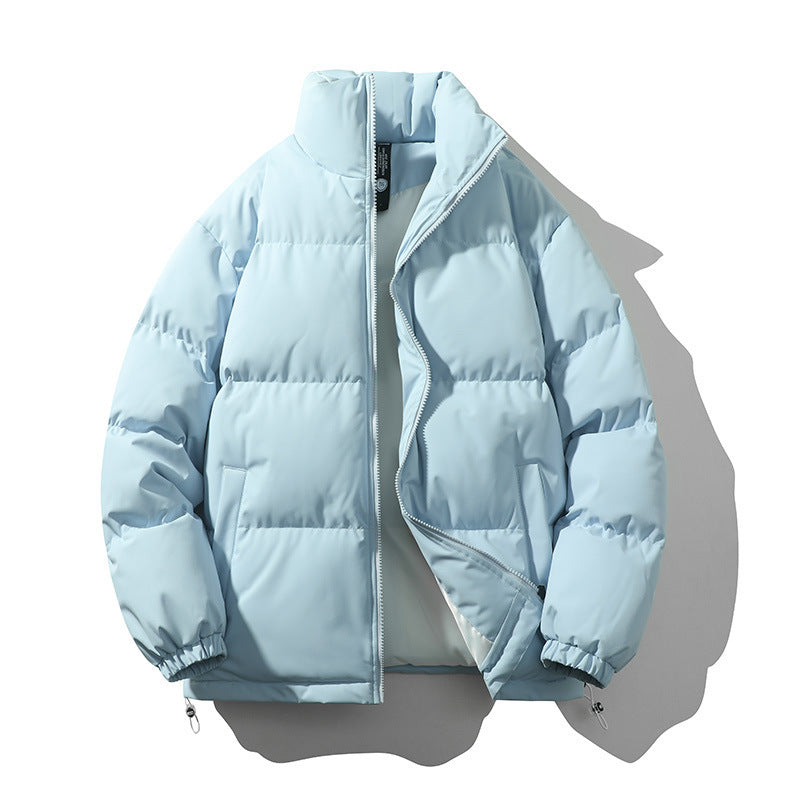 Unisex Wattierte Stepp-Übergangsjacke mit hohem Kragen und verstellbarem Saum Nord Taschen