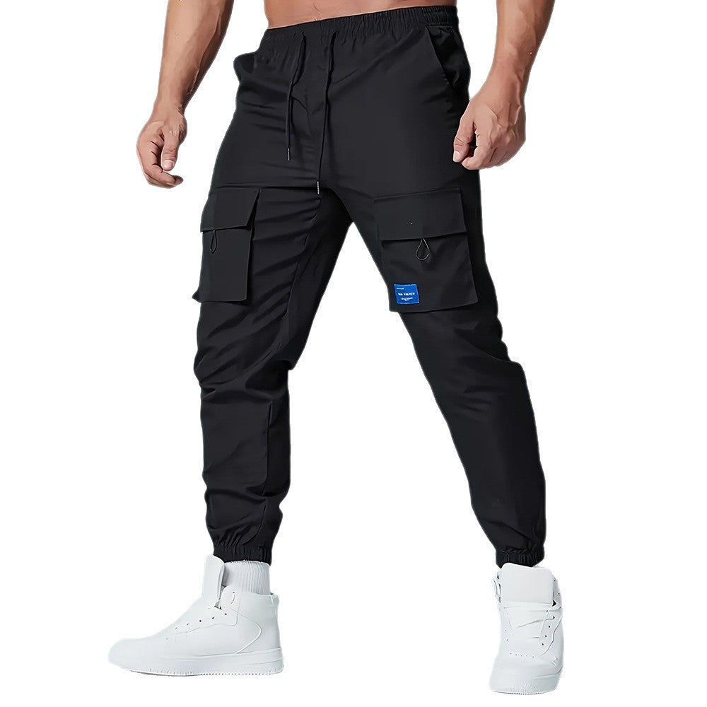 Herren Tapered Cargojogger mit elastischem Bund, Tunnelzug & Mehrfachtaschen Nord Taschen
