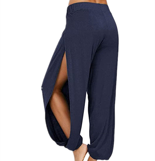 Damen luftige Freizehhose mit seitlichen Schlitzen Nord Taschen