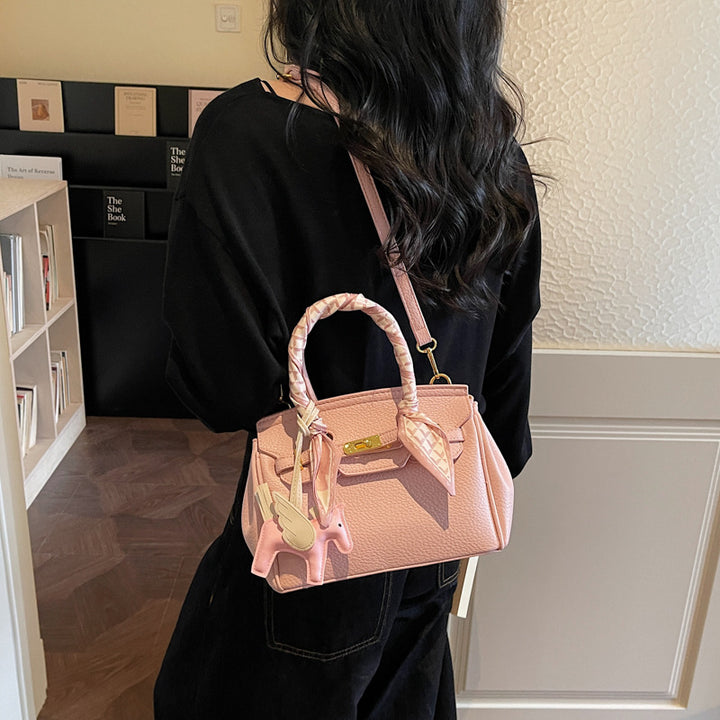 Damen modische Handtasche mit stilvollem Halstuch-Design Nord Taschen
