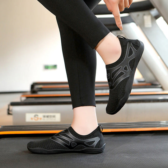 Damen Atmungsaktive Fitness-Schuhe mit rutschfester Sohle