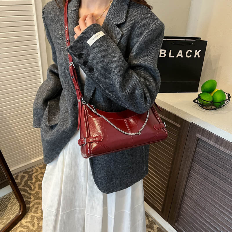 Damen Schultertasche im eleganten Minimalismus Stil Nord Taschen